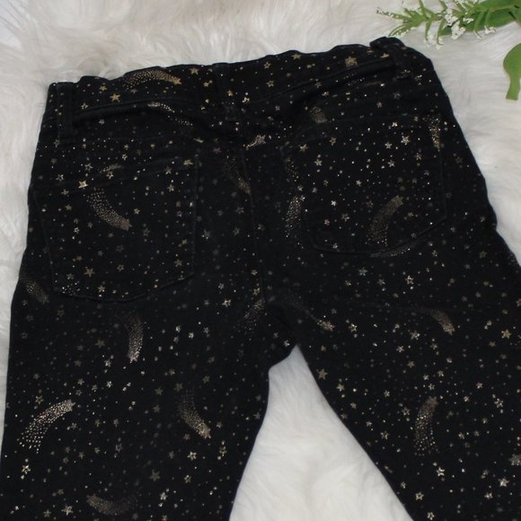 Old Navy Girls Rockstar Jeggings Black and Gold - Picture 8 of 8